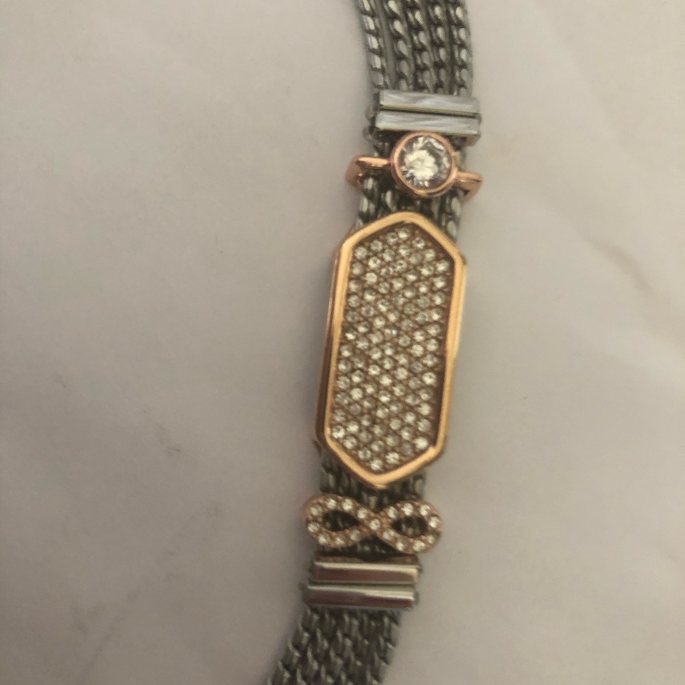 KEEP Collective Silver & Rose Gold Bracelet